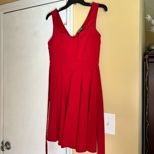 Hot Topic Red Swing Dress XL EUC
